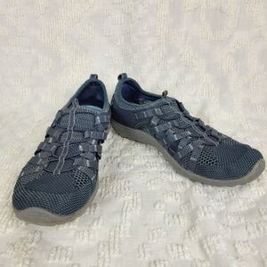 Skechers slate blue gray fisherman sandal sports shoe gorpcore hiking outdoor 10